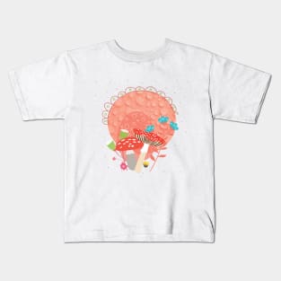 Colorful mushrooms Kids T-Shirt